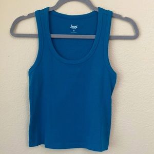 XS teal tank top